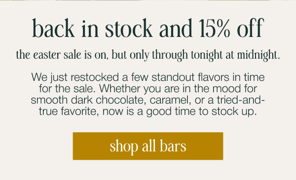 Back in stock and 15% off